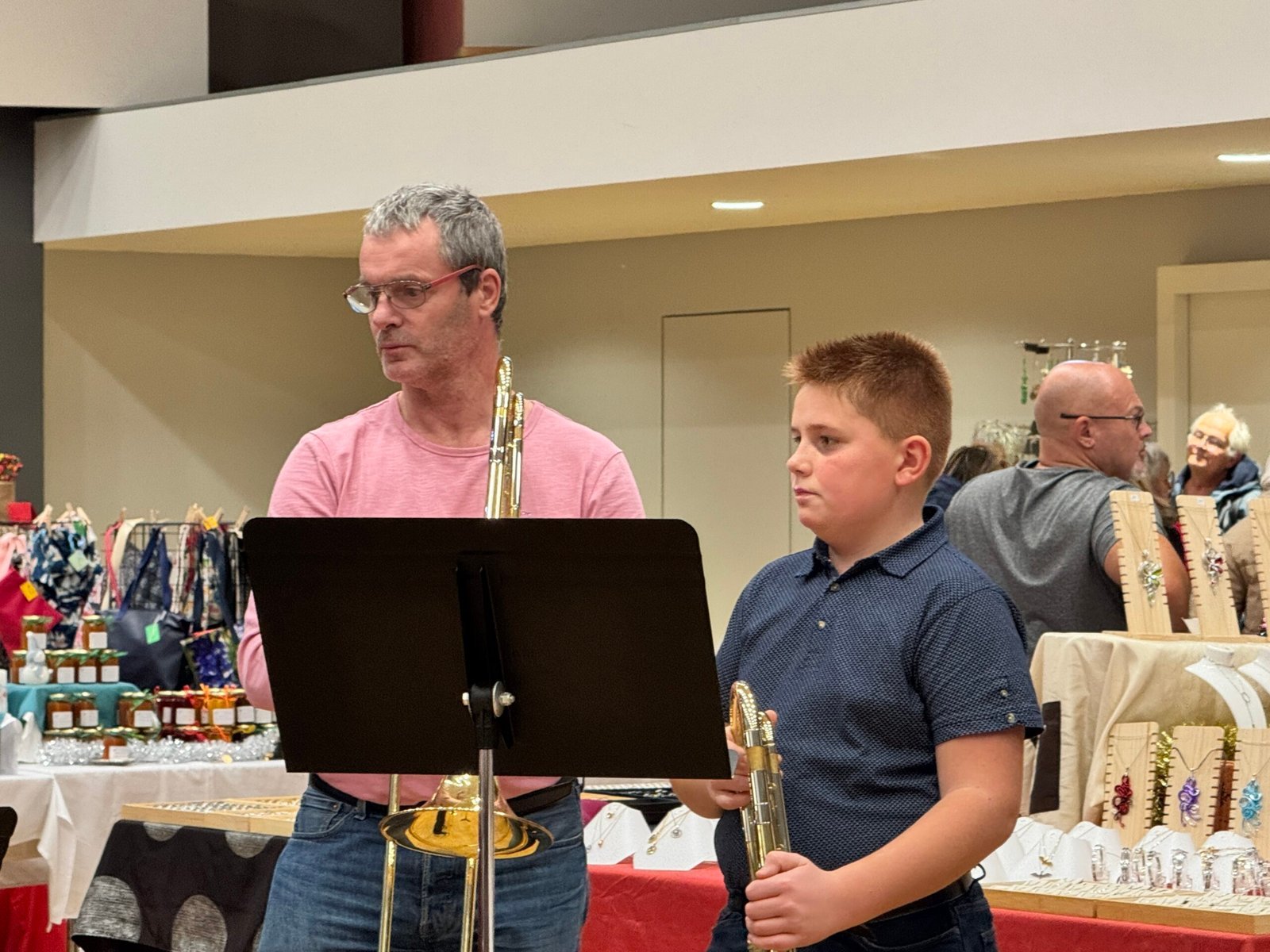 Les cuivres de Noël — préparation du concert