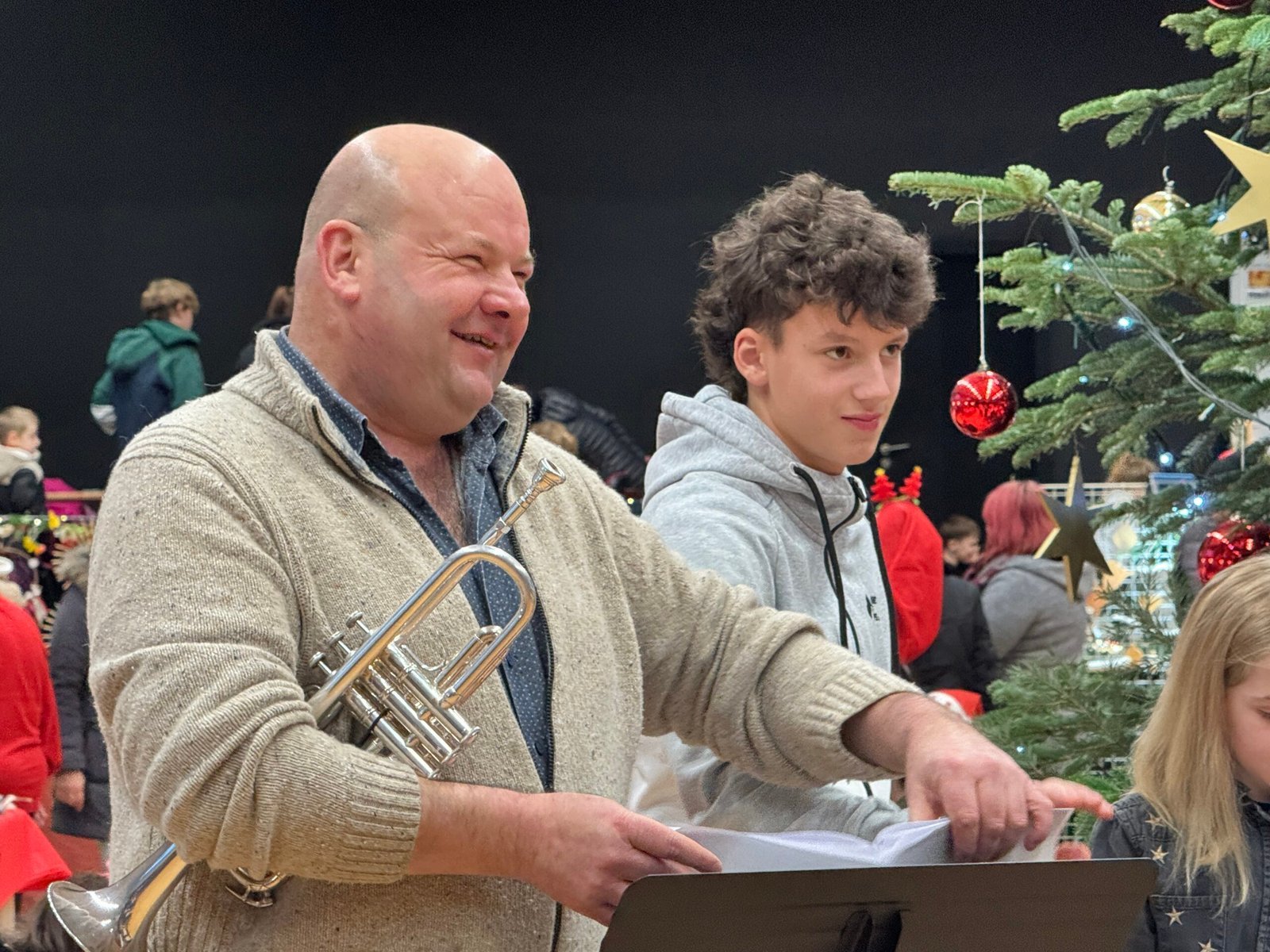 Les cuivres de Noël — concert au marché de Noël