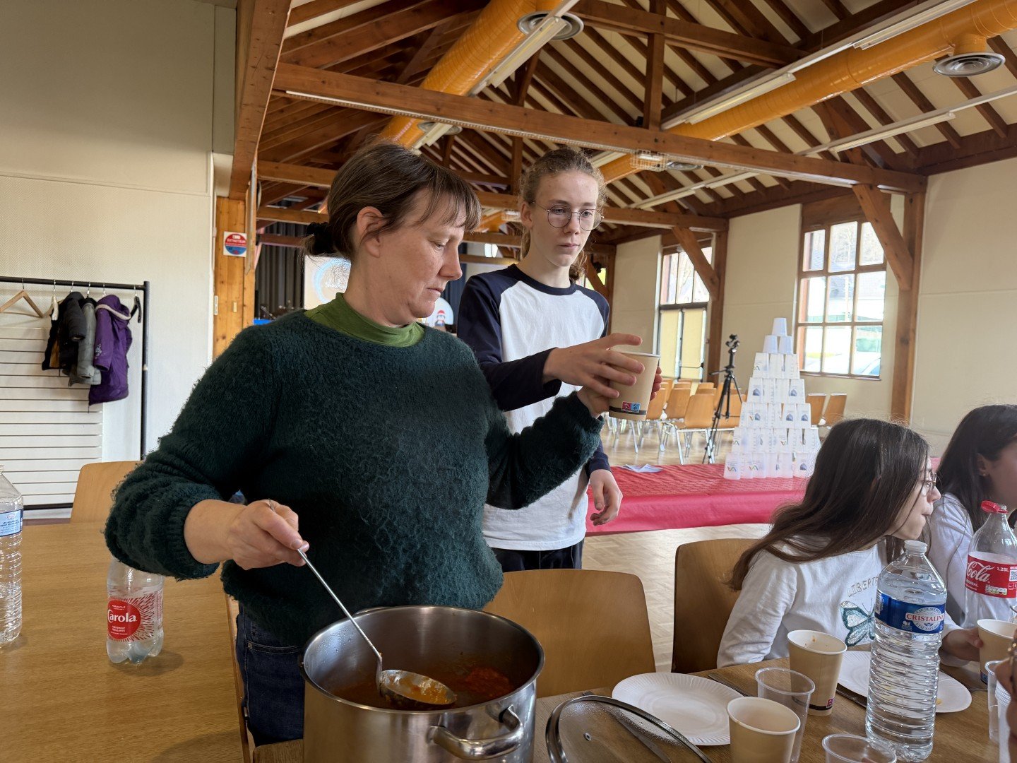 Préparation du goûter convivial