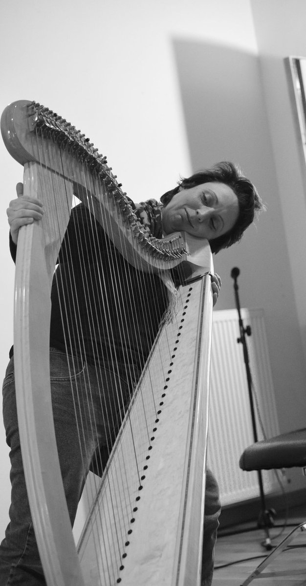 Alix @lafilgraine joue de la harpe à l'EMHT — vue d'ensemble